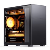 Корпус JONSBO D41 STD Black без БП, боковая панель из закаленного стекла, mini-ITX, micro-ATX, ATX, черный