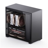 Корпус JONSBO D41 STD Black без БП, боковая панель из закаленного стекла, mini-ITX, micro-ATX, ATX, черный