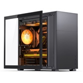 Корпус JONSBO D41 STD Black без БП, боковая панель из закаленного стекла, mini-ITX, micro-ATX, ATX, черный