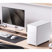 Корпус JONSBO D31 STD White без БП, боковая панель из закаленного стекла, mini-ITX, micro-ATX, белый