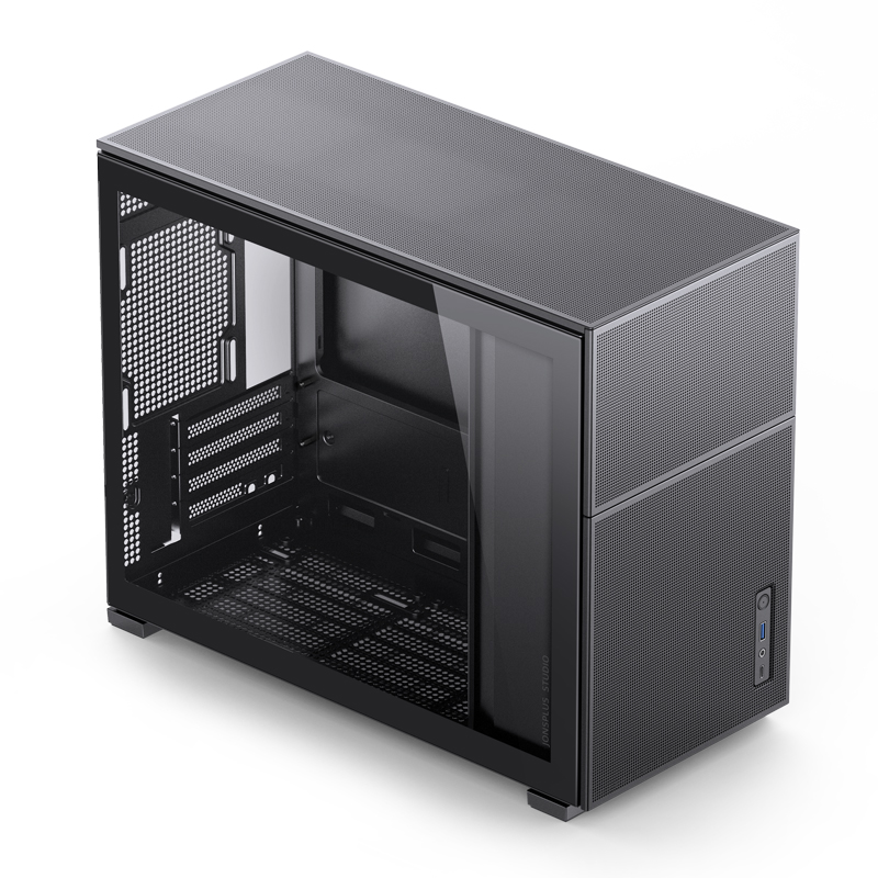 Корпус JONSBO D31 MESH Black без БП, боковая панель из закаленного стекла, mini-ITX, micro-ATX, черный