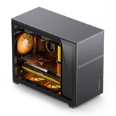 Корпус JONSBO D31 MESH Black без БП, боковая панель из закаленного стекла, mini-ITX, micro-ATX, черный