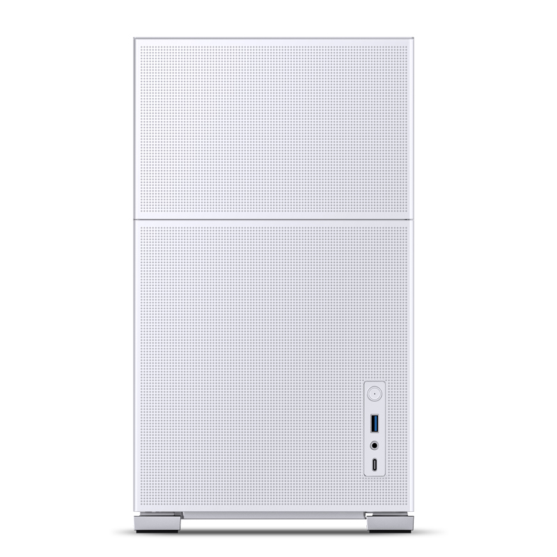 Корпус JONSBO D31 MESH White без БП, боковая панель из закаленного стекла, mini-ITX, micro-ATX, белый