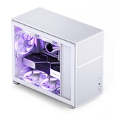 Корпус JONSBO D31 MESH White без БП, боковая панель из закаленного стекла, mini-ITX, micro-ATX, белый