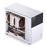 Корпус JONSBO D31 STD SC White без БП, боковая панель из закаленного стекла, 8” Color TFT-LCD screen, mini-ITX, micro-ATX, белый