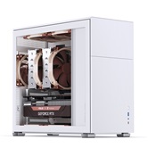 Корпус JONSBO D41 STD White без БП, боковая панель из закаленного стекла, mini-ITX, micro-ATX, ATX, белый