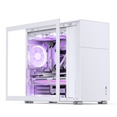 Корпус JONSBO D41 STD White без БП, боковая панель из закаленного стекла, mini-ITX, micro-ATX, ATX, белый