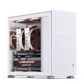 Корпус JONSBO D41 MESH White без БП, боковая панель из закаленного стекла, mini-ITX, micro-ATX, ATX, белый