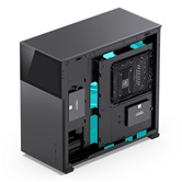 Корпус JONSBO D41 STD SC Black без БП, боковая панель из закаленного стекла, 8” Color TFT-LCD screen, mini-ITX, micro-ATX, ATX, черный