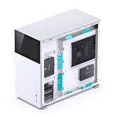 Корпус JONSBO D41 STD SC White без БП, боковая панель из закаленного стекла, 8” Color TFT-LCD screen, mini-ITX, micro-ATX, ATX, белый