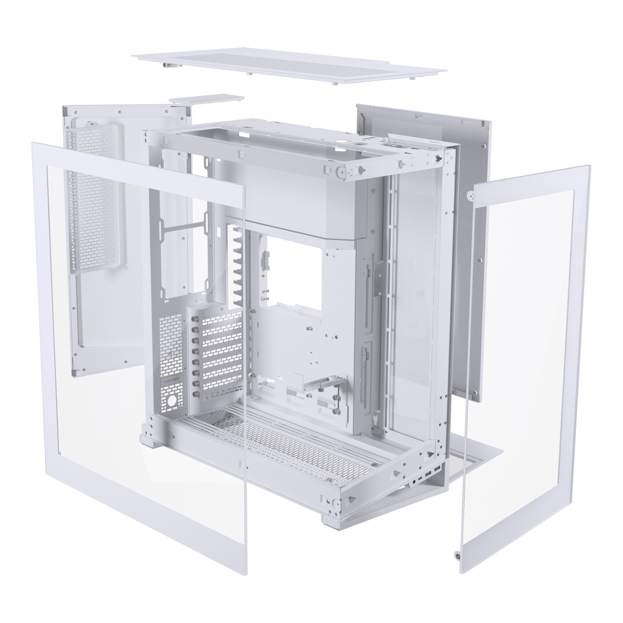 Корпус PHANTEKS NV7 White, Digtial RGB Lighting, без БП, боковое окно Tempered Glass, Full-Tower / PH-NV723TG_DMW01_RU