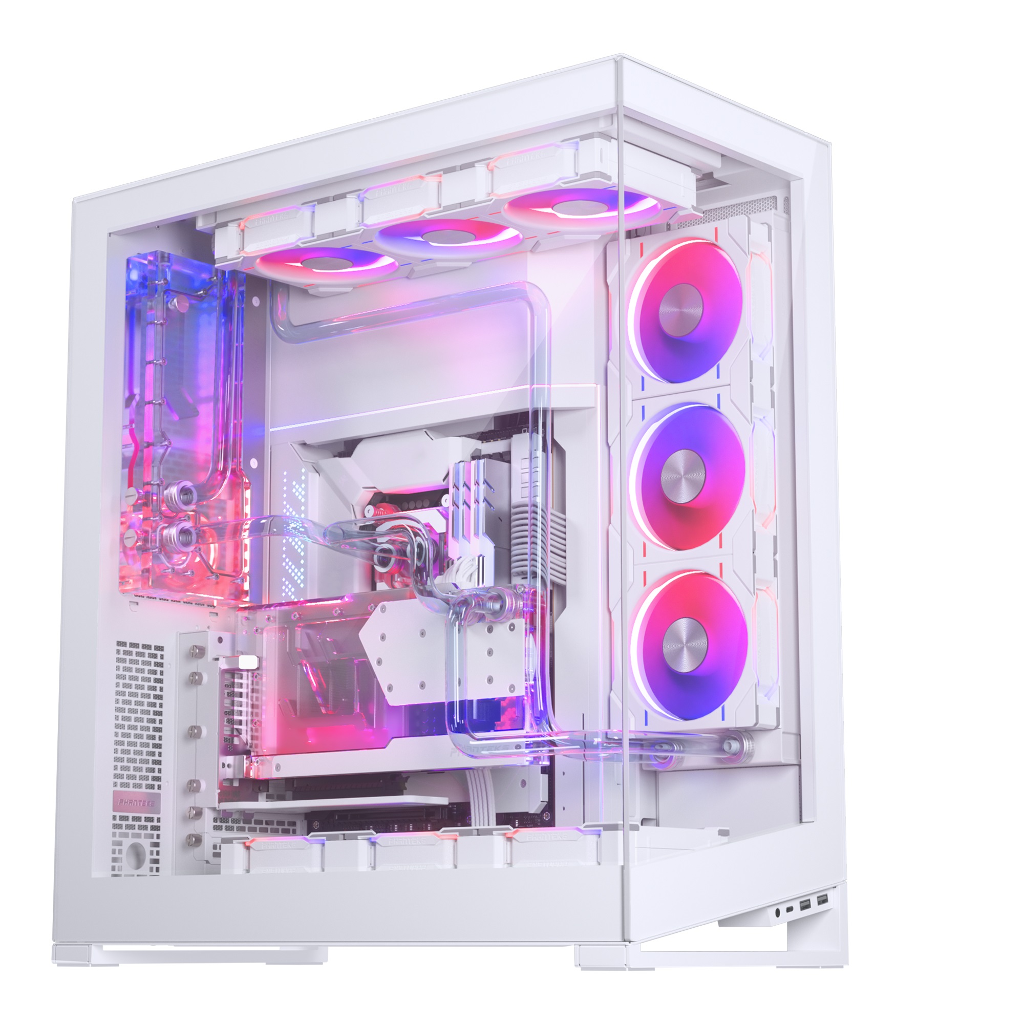 Корпус PHANTEKS NV7 White, Digtial RGB Lighting, без БП, боковое окно Tempered Glass, Full-Tower / PH-NV723TG_DMW01_RU