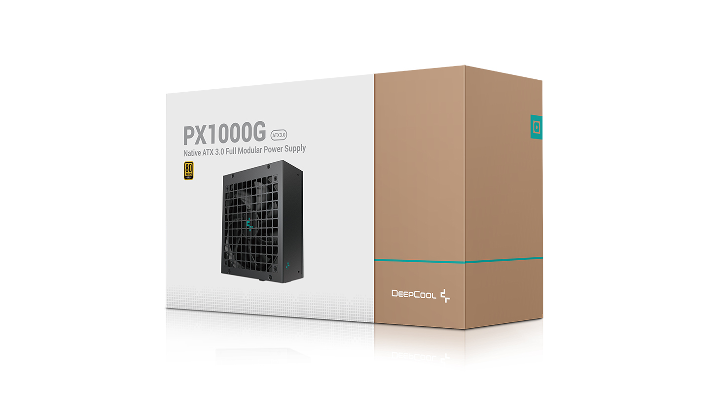 Блок питания Deepcool PX1000G (ATX 3.0, 1000W, Full Cable Management, PWM 135mm fan, Active PFC, 80+ GOLD, Gen5 PCIe) RET