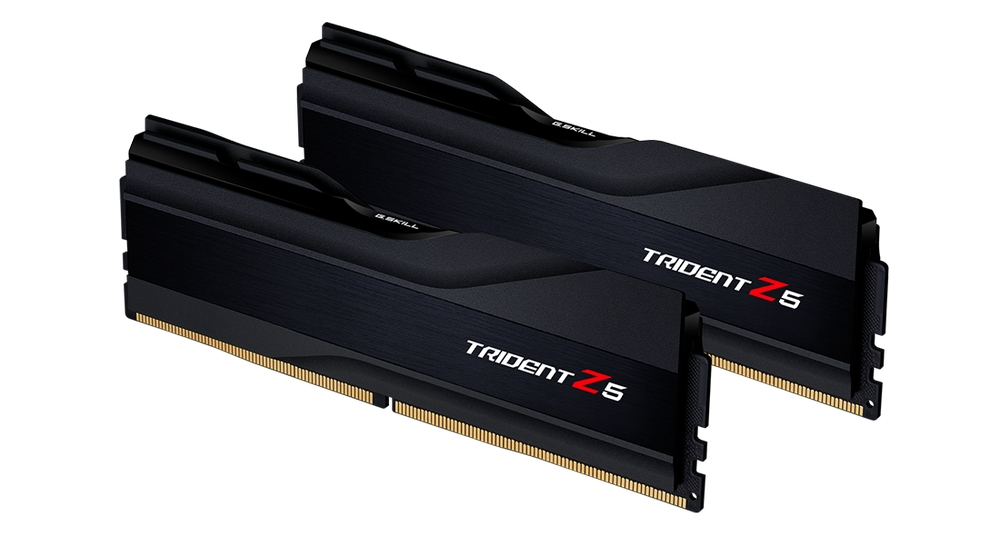 Модуль памяти DDR5 G.SKILL TRIDENT Z5 64GB (2x32GB) 6000MHz CL32 (32-38-38-96) 1.4V / F5-6000J3238G32GX2-TZ5K / Black