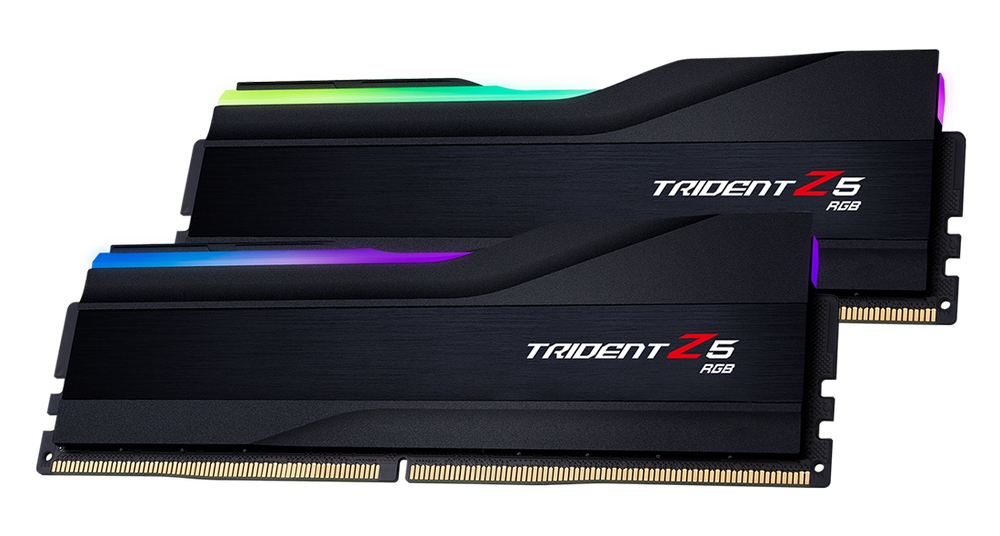 Модуль памяти DDR5 G.SKILL TRIDENT Z5 RGB 32GB (2x16GB) 7200MHz CL34 (34-45-45-115) 1.4V / F5-7200J3445G16GX2-TZ5RK / Black
