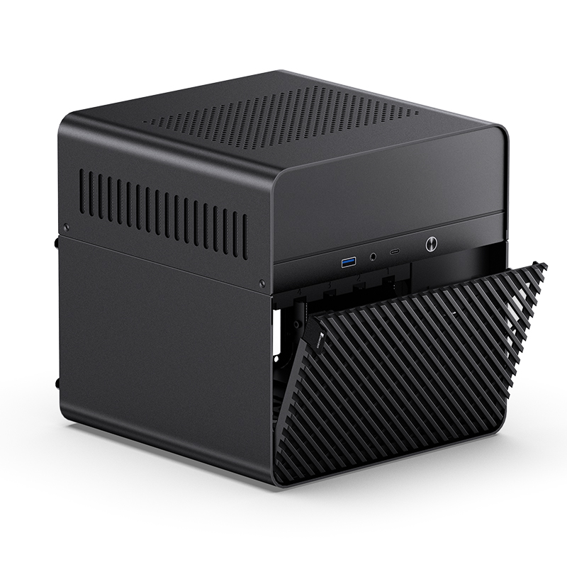 Корпус JONSBO N2 Black без БП, mini-ITX, SFX, черный