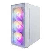 Корпус 1STPLAYER FD3 White / ATX / 4x120mm LED fans inc. / FD3-WH-4F1-W