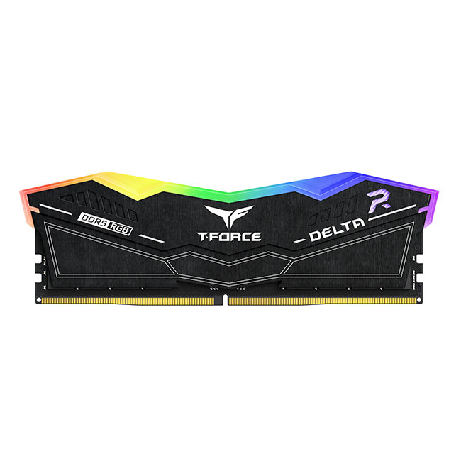 Модуль памяти DDR5 TEAMGROUP T-Force Delta RGB 32GB (2x16GB) 7600MHz CL36 (36-46-46-84) 1.4V / FF3D532G7600HC36DDC01 / Black