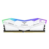 Модуль памяти DDR5 TEAMGROUP T-Force Delta RGB 32GB (2x16GB) 6000MHz CL30 (30-36-36-76) 1.35V / FF4D532G6000HC30DC01 / White