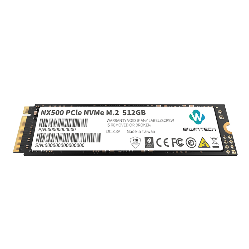 Накопитель SSD BiwinTech M.2 2280 NVMe PCIe NX500 512Gb 82P1B9#G