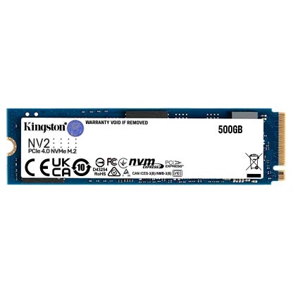 Накопитель SSD Kingston M.2 2280 NV2 NVMe 500GB SNV2S/500G