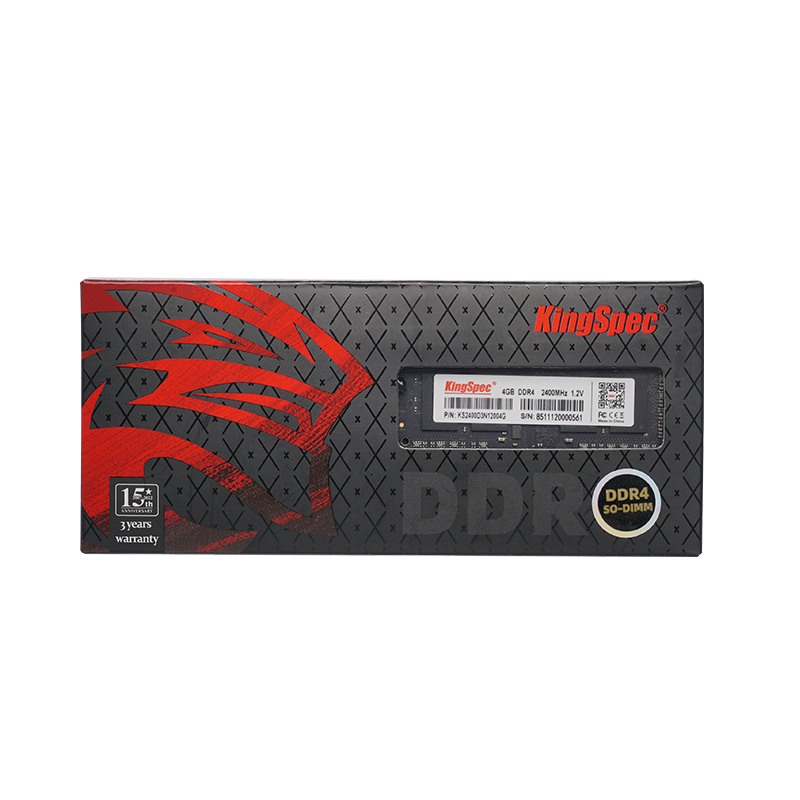 Модуль памяти SO-DIMM DDR4 KingSpec 8GB 2666MHz CL19 1.2V / KS2666D4N12008G