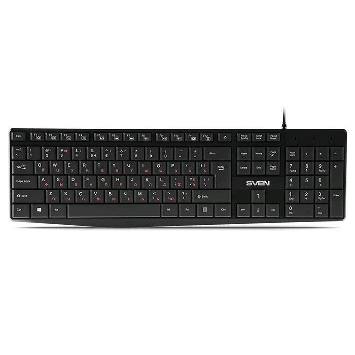 Клавиатура SVEN KB-S305 / USB / WIRED / Black