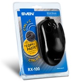Мышь SVEN RX-100 / USB / WIRED / OPTICAL / BLACK