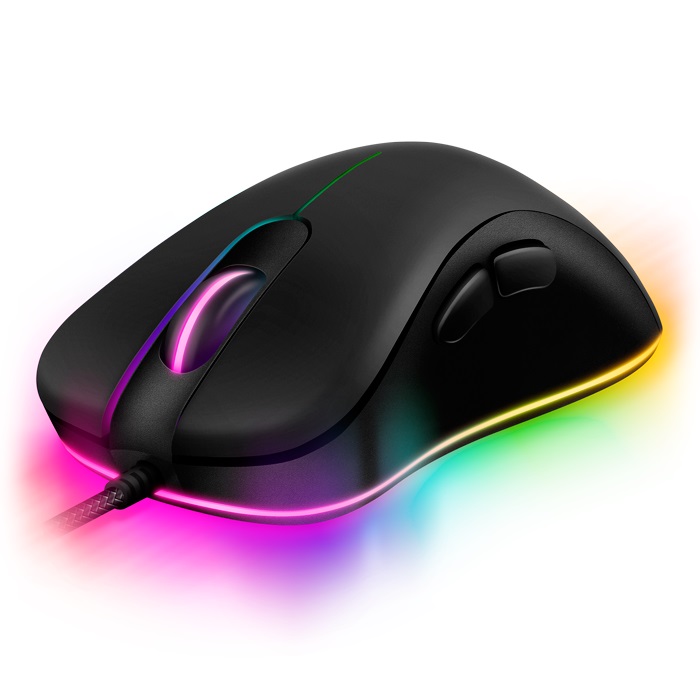 Мышь игровая SVEN RX-G830 / USB / WIRED / 500-6400DPI/ RGB подсветка/ кнопки 6+1/ OPTICAL / BLACK