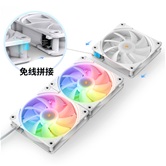 Вентилятор JONSBO ZF-120(3 in 1) White 120х120х25мм (20шт/кор, ARGB LED, 500-1500об/мин, белый) Retail