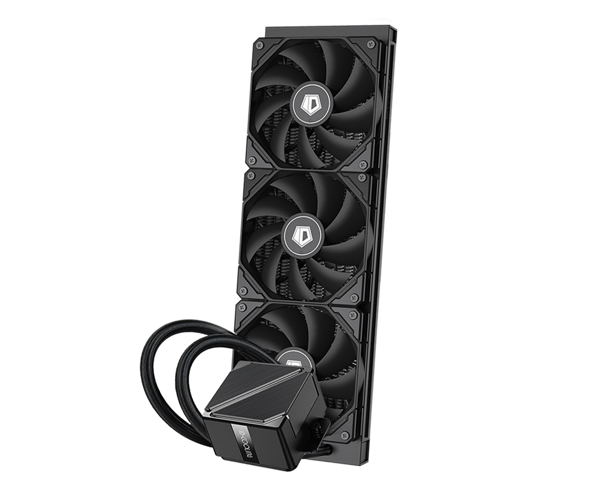 Комплект водяного охлаждения ID-COOLING DASHFLOW 360 BASIC BLACK LGA20XX/1700/1200/115X/AM5/AM4 (4шт/кор,TDP 350W, PWM, Помпа с White LED подств., TRIPLE FAN 120mm) RET