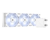 Комплект водяного охлаждения ID-COOLING DASHFLOW 360 BASIC WHITE LGA20XX/1700/1200/115X/AM5/AM4 (4шт/кор,TDP 260W, cнежно-белый, PWM, Помпа с White LED подств., TRIPLE White LED FAN 120mm) RET