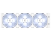 Комплект водяного охлаждения ID-COOLING DASHFLOW 360 BASIC WHITE LGA20XX/1700/1200/115X/AM5/AM4 (4шт/кор,TDP 350W, cнежно-белый, PWM, Помпа с White LED подств., TRIPLE White LED FAN 120mm) RET