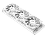 Комплект водяного охлаждения ID-COOLING DASHFLOW 360 BASIC WHITE LGA20XX/1700/1200/115X/AM5/AM4 (4шт/кор,TDP 260W, cнежно-белый, PWM, Помпа с White LED подств., TRIPLE White LED FAN 120mm) RET