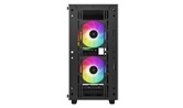 Корпус Deepcool CC360 ARGB без БП, боковое окно (закаленное стекло), черный, mATX