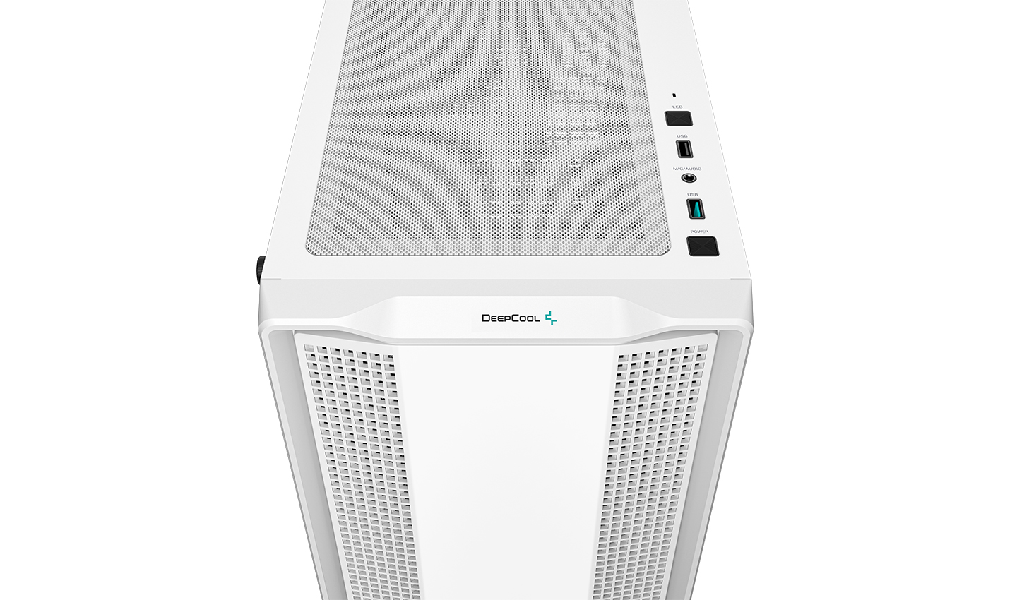 Корпус Deepcool CC360 WH ARGB без БП, боковое окно (закаленное стекло), белый, mATX