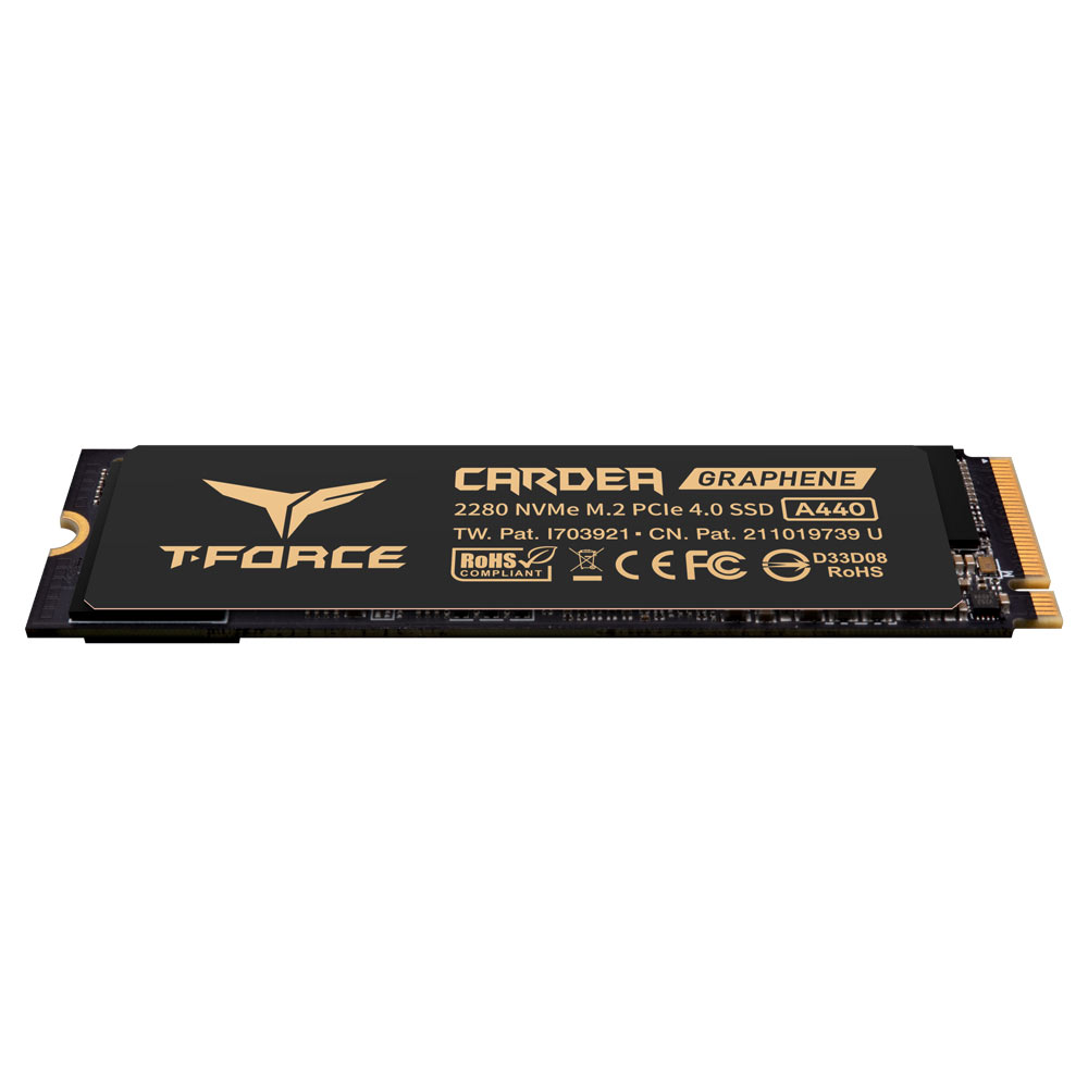 Накопитель SSD M.2 TEAMGROUP T-FORCE CARDEA A440 1TB (w Aluminum Heatsink) / PCIe 4.0 x4, NVMe 1.4, M.2 Type 2280, TLC, dram cache, 7000/5500 MB/s (TM8FPZ001T0C327)