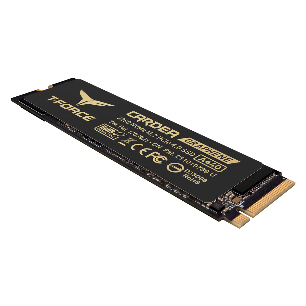 Накопитель SSD M.2 TEAMGROUP T-FORCE CARDEA A440 2TB (w Aluminum Heatsink) / PCIe 4.0 x4, NVMe 1.4, M.2 Type 2280, TLC, dram cache, 7000/6900 MB/s (TM8FPZ002T0C327)