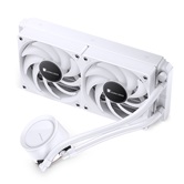 Комплект водяного охлаждения JONSBO TG-240 ARGB White LGA 2011/1700/1200/115X/AM5/AM4 (6шт/кор, TDP 260W, ARGB FAN and PUMP, PWM, DUAL FAN 120mm, белый) RET