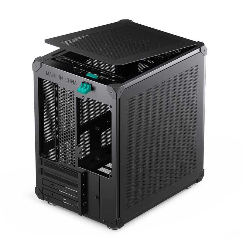 Корпус JONSBO C6 Black без БП, mini-ITX, micro-ATX, черный