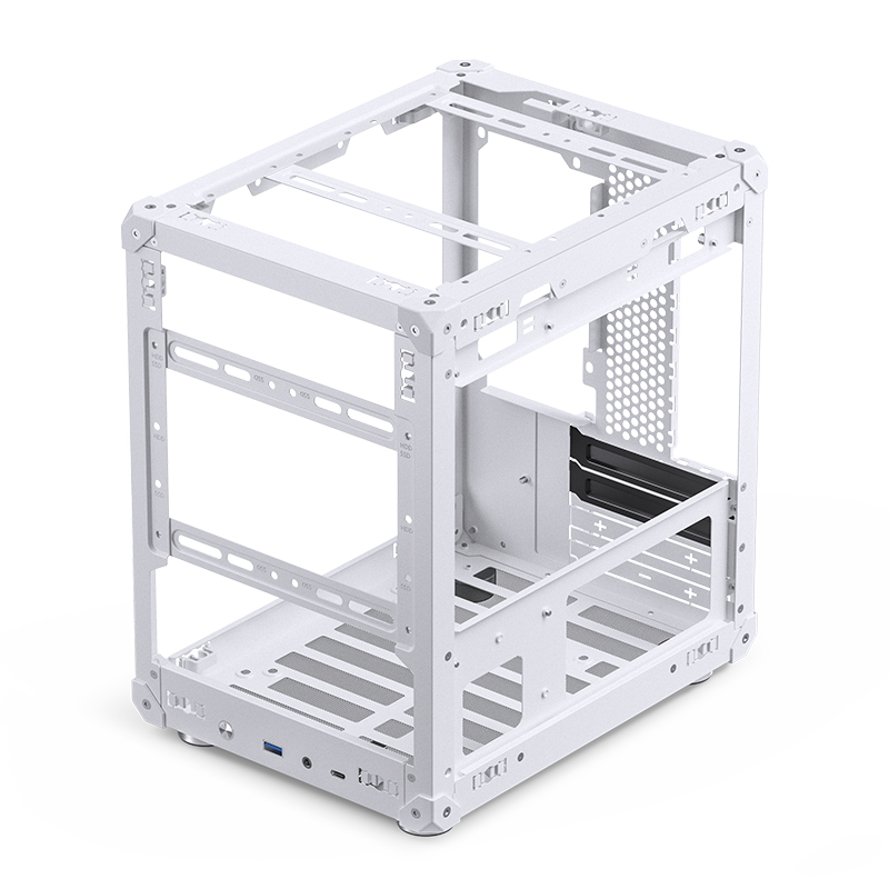 Корпус JONSBO C6 White без БП, mini-ITX, micro-ATX, белый