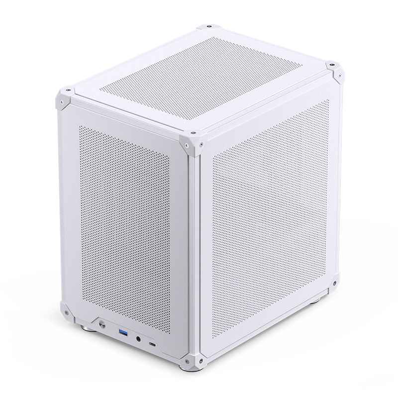 Корпус JONSBO C6 White без БП, mini-ITX, micro-ATX, белый