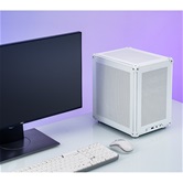Корпус JONSBO C6 White без БП, mini-ITX, micro-ATX, белый