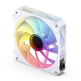 Вентилятор JONSBO ZG-120W(3 in 1) White 120х120х25мм (20шт/кор, ARGB LED, 500-1500об/мин, белый) Retail