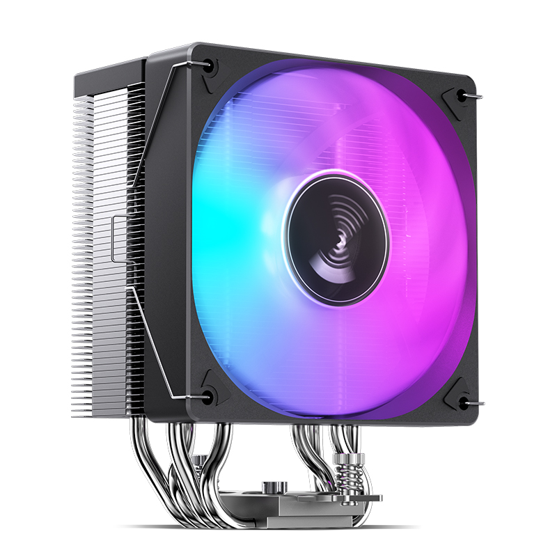 Кулер JONSBO CR-1000 EVO Color LGA1700/1200/115X/AM5/AM4 (24шт/кор, TDP 220W, PWM, 120mm Dynamic Multi-Color LED Fan, 4 тепловые трубки, 4-pin) Retail