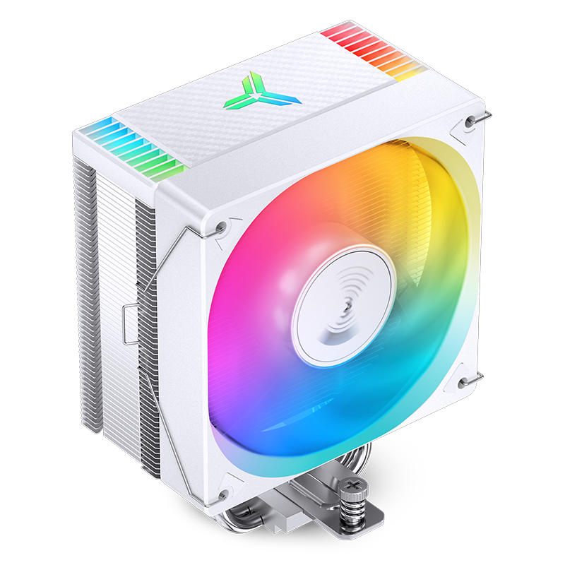 Кулер JONSBO CR-1000 EVO ARGB White LGA1700/1200/115X/AM5/AM4 (24шт/кор, TDP 220W, PWM, 120mm ARGB LED Fan, 4 тепловые трубки, белый, 4-pin) Retail