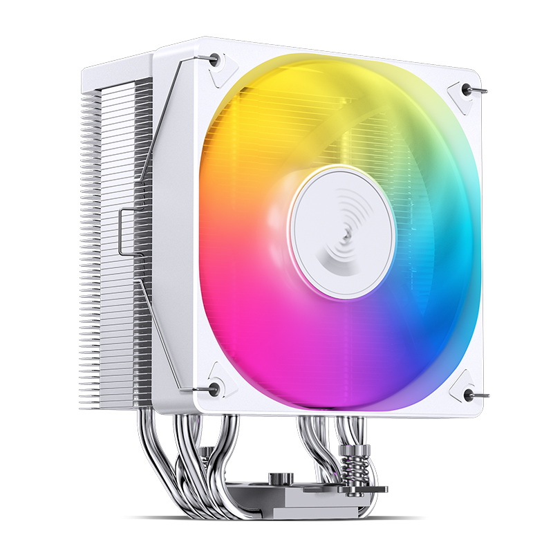 Кулер JONSBO CR-1000 EVO ARGB White LGA1700/1200/115X/AM5/AM4 (24шт/кор, TDP 220W, PWM, 120mm ARGB LED Fan, 4 тепловые трубки, белый, 4-pin) Retail