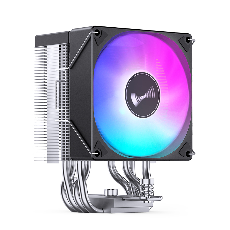 Кулер JONSBO CR-1400 EVO Color LGA1700/1200/115X/AM5/AM4 (24шт/кор, TDP 180W, PWM, 92mm Dynamic Multi-Color LED Fan, 4 тепловые трубки, 4-pin) Retail