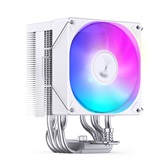 Кулер JONSBO CR-1400 EVO Color White LGA1700/1200/115X/AM5/AM4 (24шт/кор, TDP 180W, PWM, 92mm Dynamic Multi-Color LED Fan, 4 тепловые трубки, белый, 4-pin) Retail