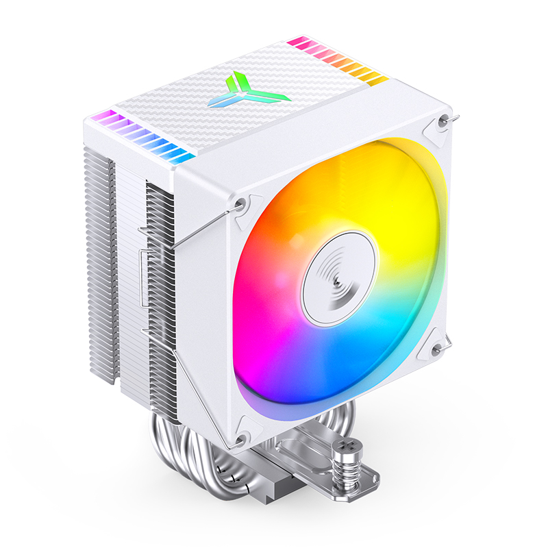 Кулер JONSBO CR-1400 EVO ARGB White LGA1700/1200/115X/AM5/AM4 (24шт/кор, TDP 180W, PWM, 92mm ARGB Fan, 4 тепловые трубки, 4-pin, белый) Retail